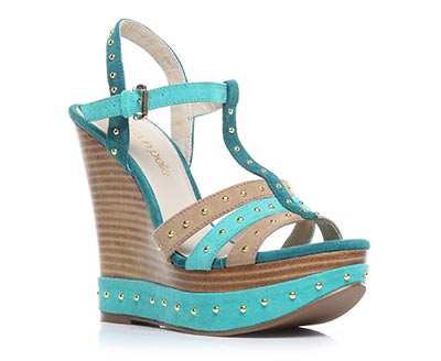 Green Wedge Shoe