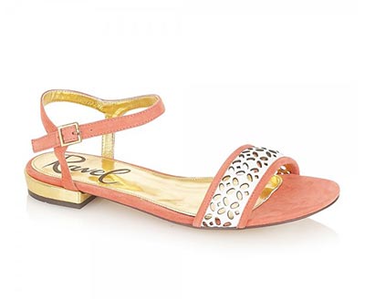 Pink Embossed Shoe